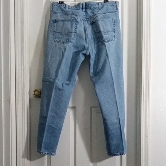 Harley-Davidson Light Blue Jeans with Silver Button - Picture 3 of 5